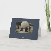 1890's Foto Giant WORLD WERELDBOL VEILIG REIZEN Kaart (Achterkant)