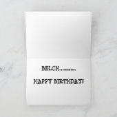 1890'S FOTO GRAPPIG VERJAARDAG MAN OP TELEFOONFLES KAART (Binnen)