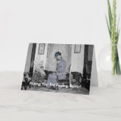 1890'S FUNNY CROSS DRESSING MAN TROOST U FOTO KAART (Voorkant)