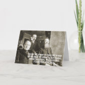 1890'S  GRAPPIGE FOTO PATHETISCH TRIEST OUD KAART (Voorkant)