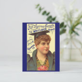 1890s Old Virginia Cheroots en Briefkaart (Staand voorkant)