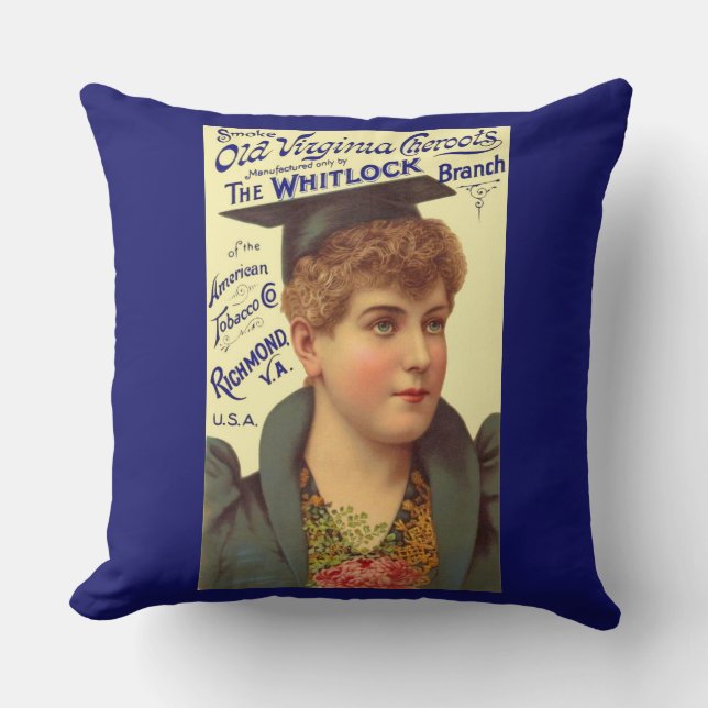 1890s Old Virginia Cheroots en Kussen (Voorkant)