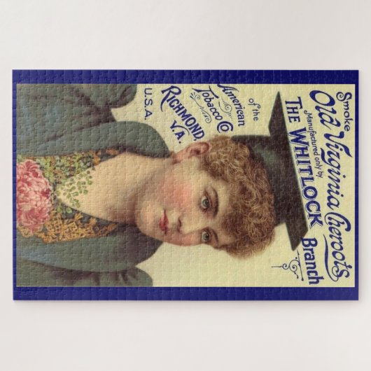 1890s Old Virginia Cheroots en Legpuzzel (Horizontaal)