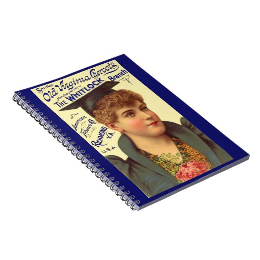 1890s Old Virginia Cheroots en Notitieboek (Rechterzijde)