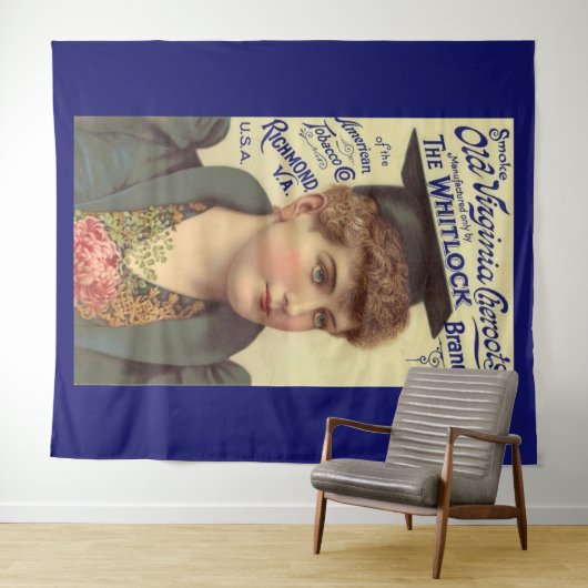 1890s Old Virginia Cheroots en Wandkleed (In Situ (horizontaal))