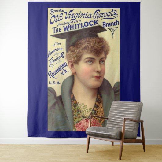 1890s Old Virginia Cheroots en Wandkleed (In situ)