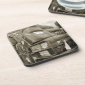 1890's REISLUGAGE-TEAMSTER WAGON SUITCASE Bier Onderzetter (Linkerzijde)