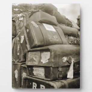 1890's REISLUGAGE-TEAMSTER WAGON SUITCASE Fotoplaat