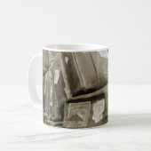 1890's REISLUGAGE-TEAMSTER WAGON SUITCASE Koffiemok (Voorkant links)