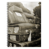 1890's REISLUGAGE-TEAMSTER WAGON SUITCASE Notitieboek (Voorkant)