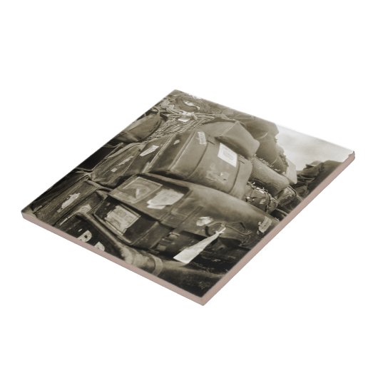 1890's REISLUGAGE-TEAMSTER WAGON SUITCASE Tegeltje (Zijkant)