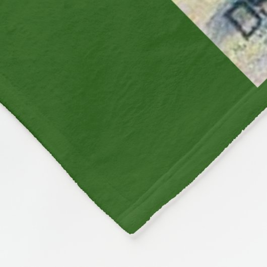 1890s roos catalogusillustratie Witte Rose Fleece Deken (Hoek)