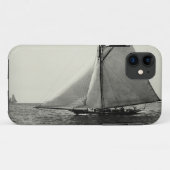1891 Amerikaans jacht op Zee Case-Mate iPhone Case (Achterkant (horizontaal))