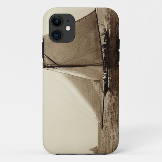 1891 Amerikaans jacht op Zee Case-Mate iPhone Case (Achterkant)