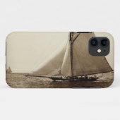 1891 Amerikaans jacht op Zee Case-Mate iPhone Case (Achterkant (horizontaal))