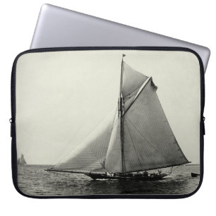 1891 Amerikaans jacht op Zee Laptop Sleeve