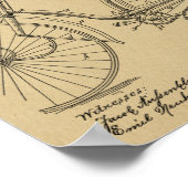 1891  brochure over fietspatroon — Kunstafdrukken Poster (Hoek)