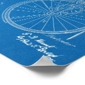 1891 Kettingloze Art voor fietspatronen Poster (Hoek)