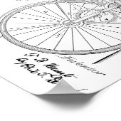 1891 Kettingloze Art voor fietspatronen Poster (Hoek)