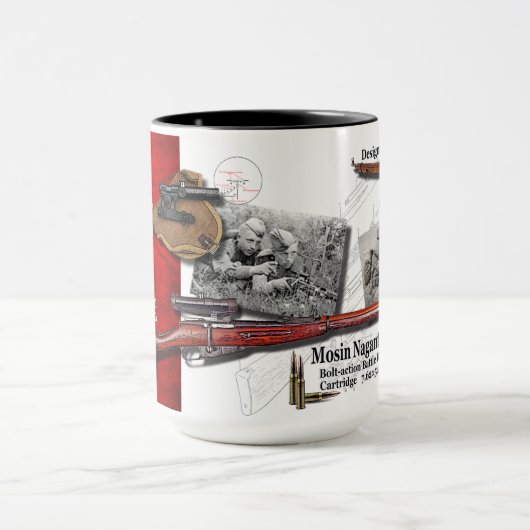 1891 Mosin Nagant M91/30 Coffee-Mok Mok (Midden)