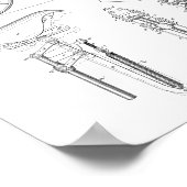 1891  ontwerp voor fietsontwerp - Kunstafdrukken v Poster (Hoek)