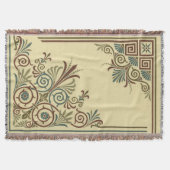 1892 Chromo Lithographic Pattern Deken (Voorkant)