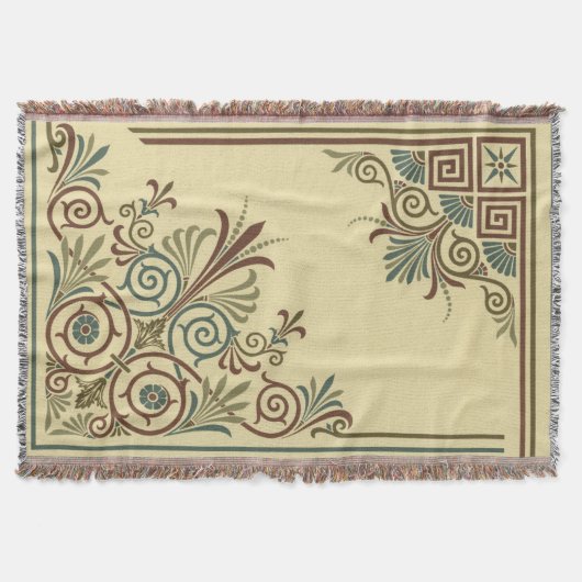 1892 Chromo Lithographic Pattern Deken (Voorkant)