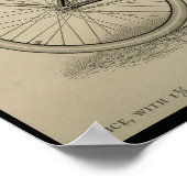 1892  fietsenmagazijn en kunstdrukken poster (Hoek)