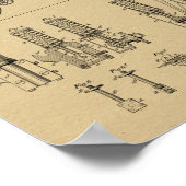 1892 Kunstafdrukken voor ophanging van fietsen Poster (Hoek)