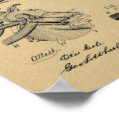 1892 Kunsttekenafdrukken zonder wirwar van kabels Poster (Hoek)