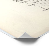 1892 Santa Cruz Californische kaart Poster (Hoek)