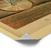 1893 Bicycle High Wheel Penny Farthing Art Print (Hoek)