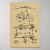 1893  brochure met fietspatroon poster (Voorkant)
