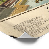 1893 Chicago, IL Birds Eye View Panoramic Map Poster (Hoek)