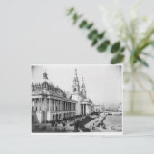 1893 Columbia Exposition, Palace of Mechanic Arts Briefkaart (Staand voorkant)