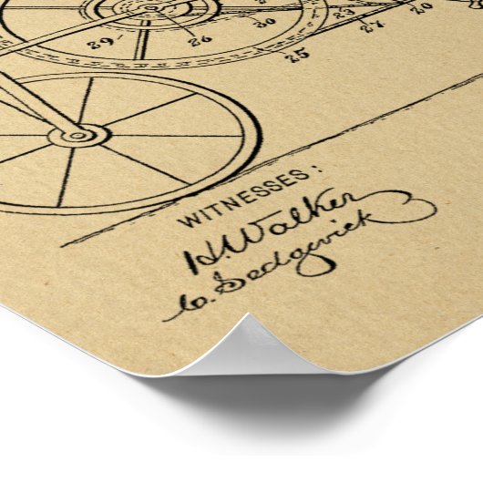 1893  fietscartridge - Kunstafdrukken voor groot t Poster (Hoek)