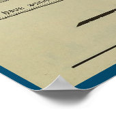 1893  fietsenmagazijn en kunstwerk Poster (Hoek)