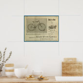 1893  fietsenmagazijn en kunstwerk Poster (Keuken)