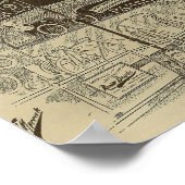 1893  fietsenmagazijn en kunstwerk Poster (Hoek)