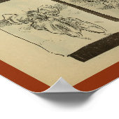 1893 fietsenmagazijn en kunstwerk Poster (Hoek)