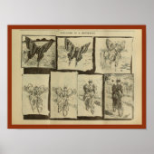 1893  fietsenmagazijn en kunstwerk Poster (Voorkant)