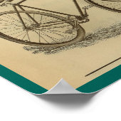 1893  fietsenmagazijn en kunstwerk Poster (Hoek)