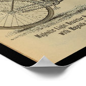 1893 fietsenmagazijn en kunstwerk Poster (Hoek)