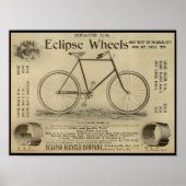 1893  fietsenmagazijn en kunstwerk Poster (Voorkant)