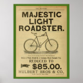 1893  fietsenmagazijn en kunstwerk Poster (Voorkant)