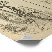 1893  fietsenmagazijn en kunstwerk Poster (Hoek)