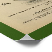 1893  fietsenmagazijn en kunstwerk Poster (Hoek)