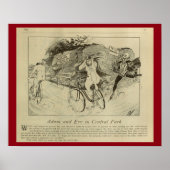 1893  fietsenmagazijn en kunstwerk Poster (Voorkant)