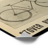 1893 fietsenmagazijn en kunstwerk Poster (Hoek)