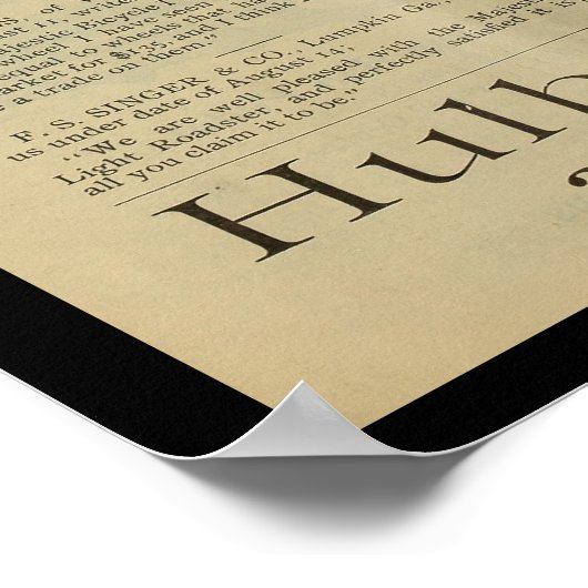 1893  fietsenmagazijn en kunstwerk Poster (Hoek)